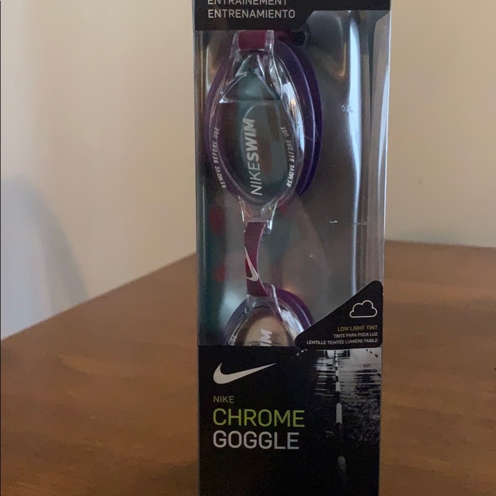 Nike Chrome swim Goggle! Brand new in box!